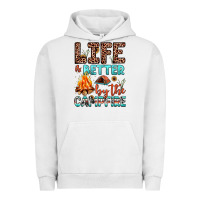 Pigment Lunar Rock life is better by the campfire Urban Hoodie - JahusDesignShop