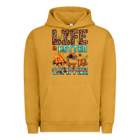 Pigment Peanut Butter life is better by the campfire Urban Hoodie - JahusDesignShop