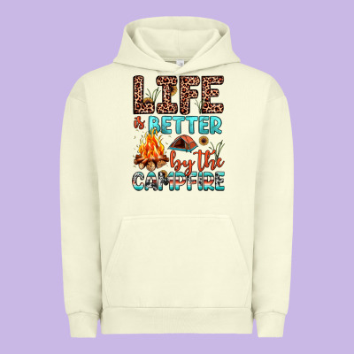 Life Is Better By The Campfire Urban Hoodie Designed By Jahusdesignshop