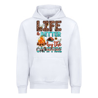 White life is better by the campfire Urban Hoodie - JahusDesignShop