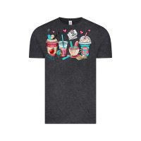 Teacher Coffee Cups Vintage Tee | Teevron