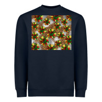 Navy juneteenth sunflowers Heavyweight Sweatshirt - BarkalooDesign