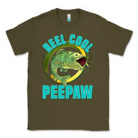 Army Green reel cool peepaw Classic Tee - Jasminsmagicworld