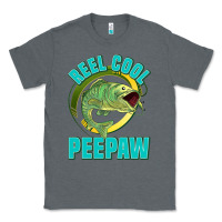 Charcoal Heather reel cool peepaw Classic Tee - Jasminsmagicworld