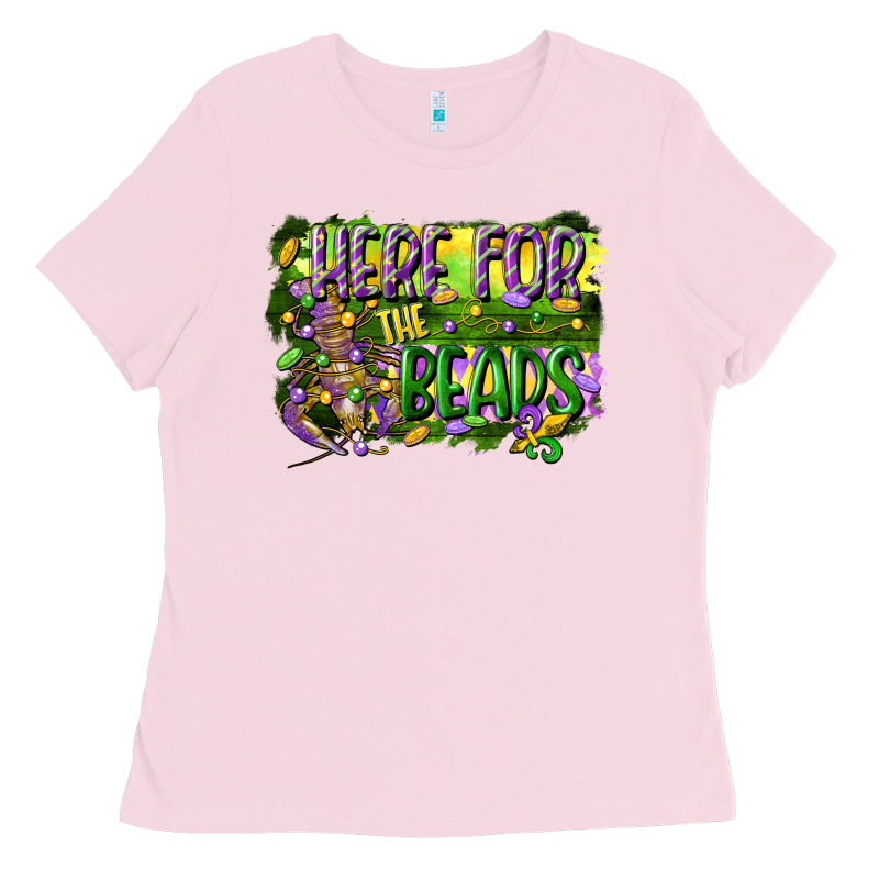 Here For The Beads Ladies Tee by CowGirlArtShop | Teevron