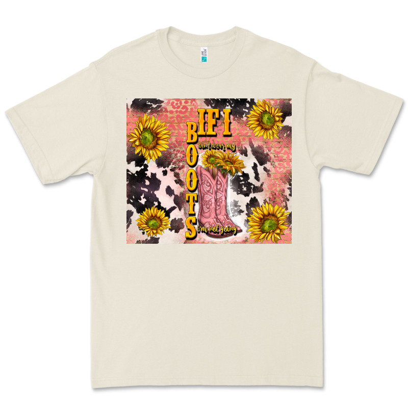 Cowgirl Boots Sunflower Premium Tee by TumblerDesignByShophia | Teevron
