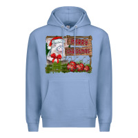 Colony Blue merry Christmas pig Premium Hoodie - CowhideDigitalArt