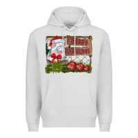 Dove Grey merry Christmas pig Premium Hoodie - CowhideDigitalArt