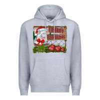 Heather Grey merry Christmas pig Premium Hoodie - CowhideDigitalArt