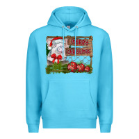Ocean Blue merry Christmas pig Premium Hoodie - CowhideDigitalArt