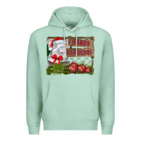 Seafoam merry Christmas pig Premium Hoodie - CowhideDigitalArt