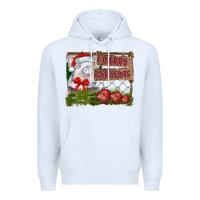White merry Christmas pig Premium Hoodie - CowhideDigitalArt