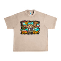 French Oak sunflower cow olivia Urban Heavy Tee - OliviaCreatesArt
