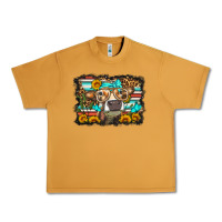 Peanut Butter sunflower cow olivia Urban Heavy Tee - OliviaCreatesArt