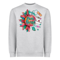 Heather Grey western  pacu nurse medical instruments Heavyweight Sweatshirt - BarkalooDesign