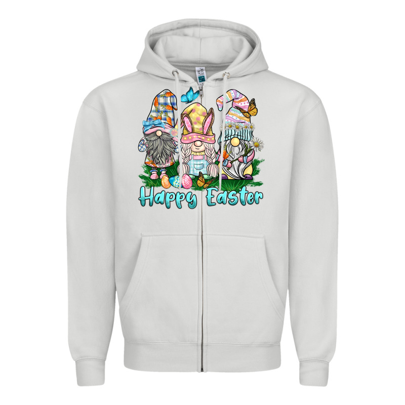 Happy Easter Gnome Zipper Hoodie by BarkalooDesign | Teevron