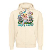 Sandshell happy easter gnome Zipper Hoodie - BarkalooDesign