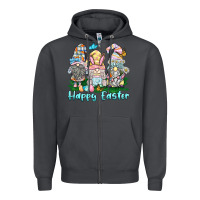 Smoke happy easter gnome Zipper Hoodie - BarkalooDesign