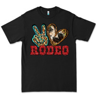 Black Peace Love Rodeo Premium Tee - Jasminsmagicworld