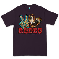 Plum Peace Love Rodeo Premium Tee - Jasminsmagicworld
