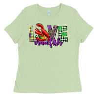 Matcha love crawfish mardi gras Ladies Tee - CowGirlArtShop