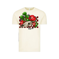 Vintage Arctic bullskull rose and cactus olivia Vintage Tee - OliviaCreatesArt