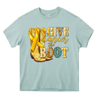 Arona Give Cancer the boot Childhood Cancer Heavy Core Tee - NancyCooperArtShop