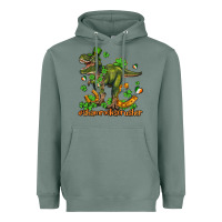Sage shamrockscrusher t rex and horseshoe Heavyweight Hoodie - AdoDesignShop