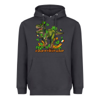 Smoke shamrockscrusher t rex and horseshoe Heavyweight Hoodie - AdoDesignShop