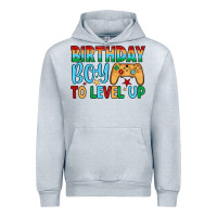 Heather Grey birthday boy to level up Urban Hoodie - JahusDesignShop