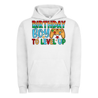 Pigment Lunar Rock birthday boy to level up Urban Hoodie - JahusDesignShop