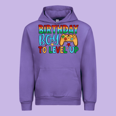 Birthday Boy To Level Up Urban Hoodie Designed By Jahusdesignshop