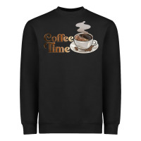 Black coffee time Heavyweight Sweatshirt - BarkalooDesign