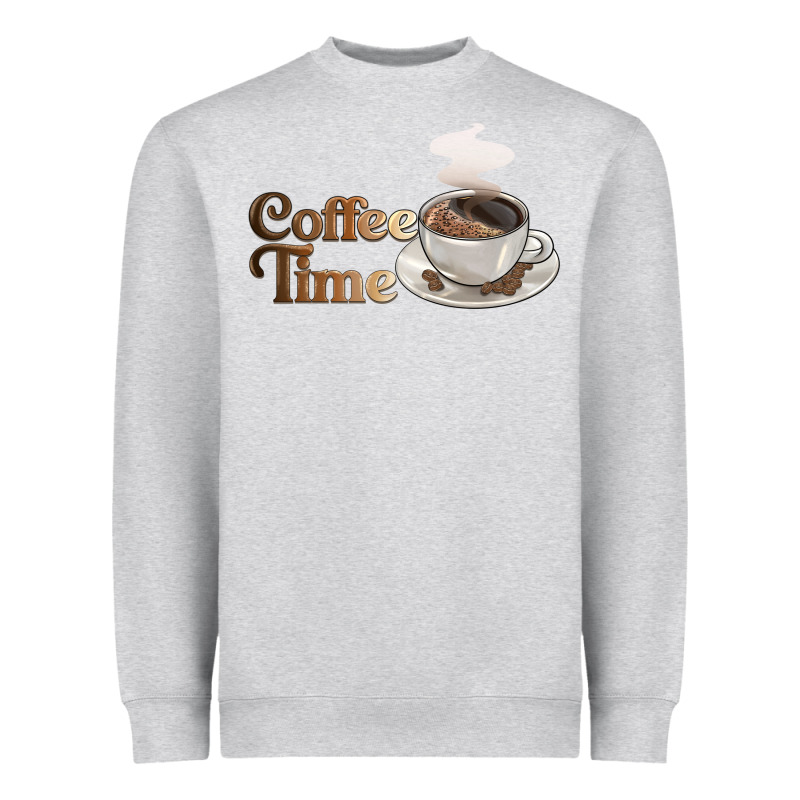 Coffee Time Heavyweight Sweatshirt by BarkalooDesign | Teevron