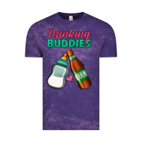 Cloud Purple Drinking Buddies Vintage Tee - Jasminsmagicworld