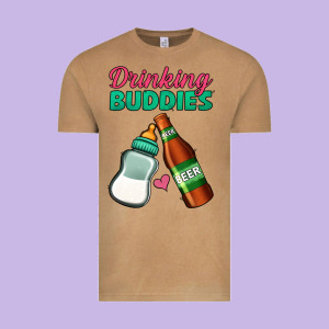 Drinking Buddies Vintage Tee Designed By Jasminsmagicworld