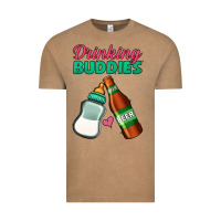 Vintage Coffee Drinking Buddies Vintage Tee - Jasminsmagicworld