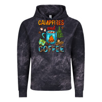 Cloud Black Campfires And Coffee Camping Coffee Vintage Hoodie - FaDigitalArtStudio