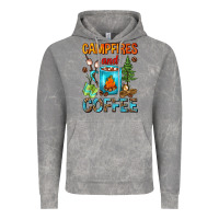 Cloud Rock Campfires And Coffee Camping Coffee Vintage Hoodie - FaDigitalArtStudio