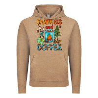 Vintage Coffee Campfires And Coffee Camping Coffee Vintage Hoodie - FaDigitalArtStudio