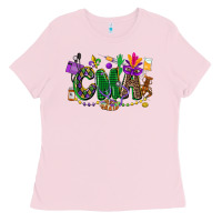 Bubblegum Pink cma mardi gras cowgirl Ladies Tee - CowGirlArtShop