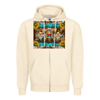 Sandshell western gnome tumbler Zipper Hoodie - BarkalooDesign