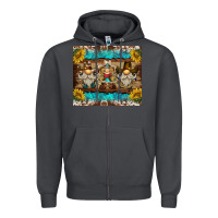 Smoke western gnome tumbler Zipper Hoodie - BarkalooDesign