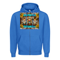 True Royal western gnome tumbler Zipper Hoodie - BarkalooDesign
