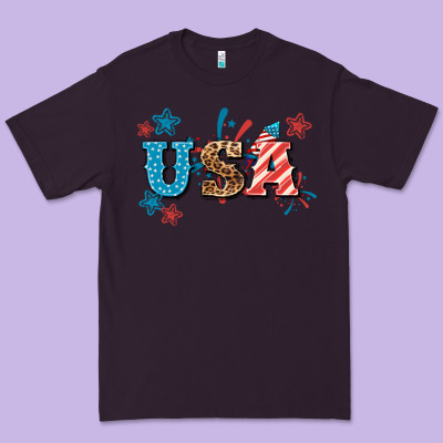 Usa 4th Of July Premium Tee Designed By Howdyjamesfarm