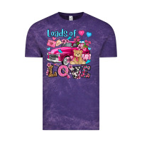 Cloud Purple loads of love valentine's day olivia Vintage Tee - OliviaCreatesArt