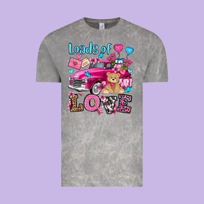 Loads Of Love Valentine's Day Olivia Vintage Tee Designed By Oliviacreatesart