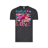 Vintage Black loads of love valentine's day olivia Vintage Tee - OliviaCreatesArt
