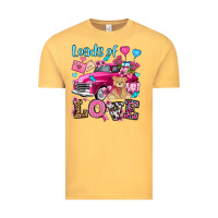 Vintage Mustard loads of love valentine's day olivia Vintage Tee - OliviaCreatesArt