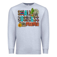 Heather Grey small business mama Premium Sweatshirt - AdoDesignShop